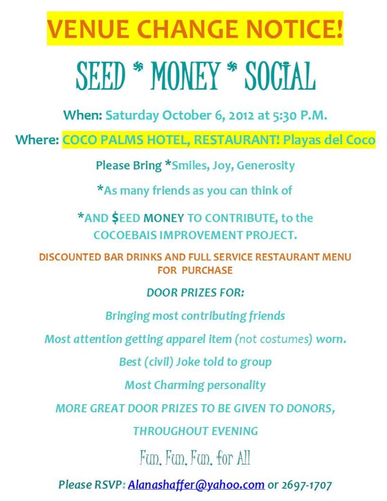 Playas del Coco Medical Clinic Benefit Event