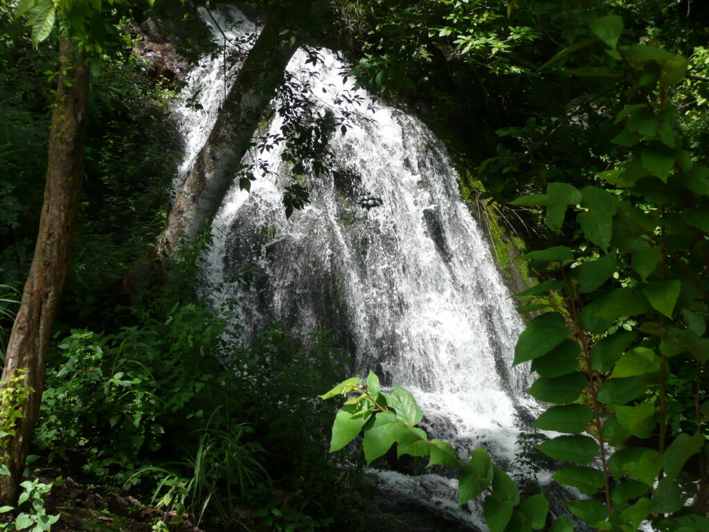Costa Rica water fall in Playa Hermosa