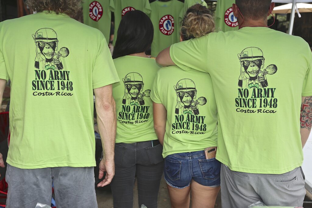 Costa Rica no army t shirts