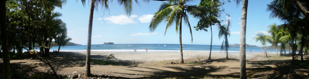 Playa Hermosa beachfront Panorama from Costa Rica Information Playa Hermosa beachfront Panorama for Costa Rica Information page