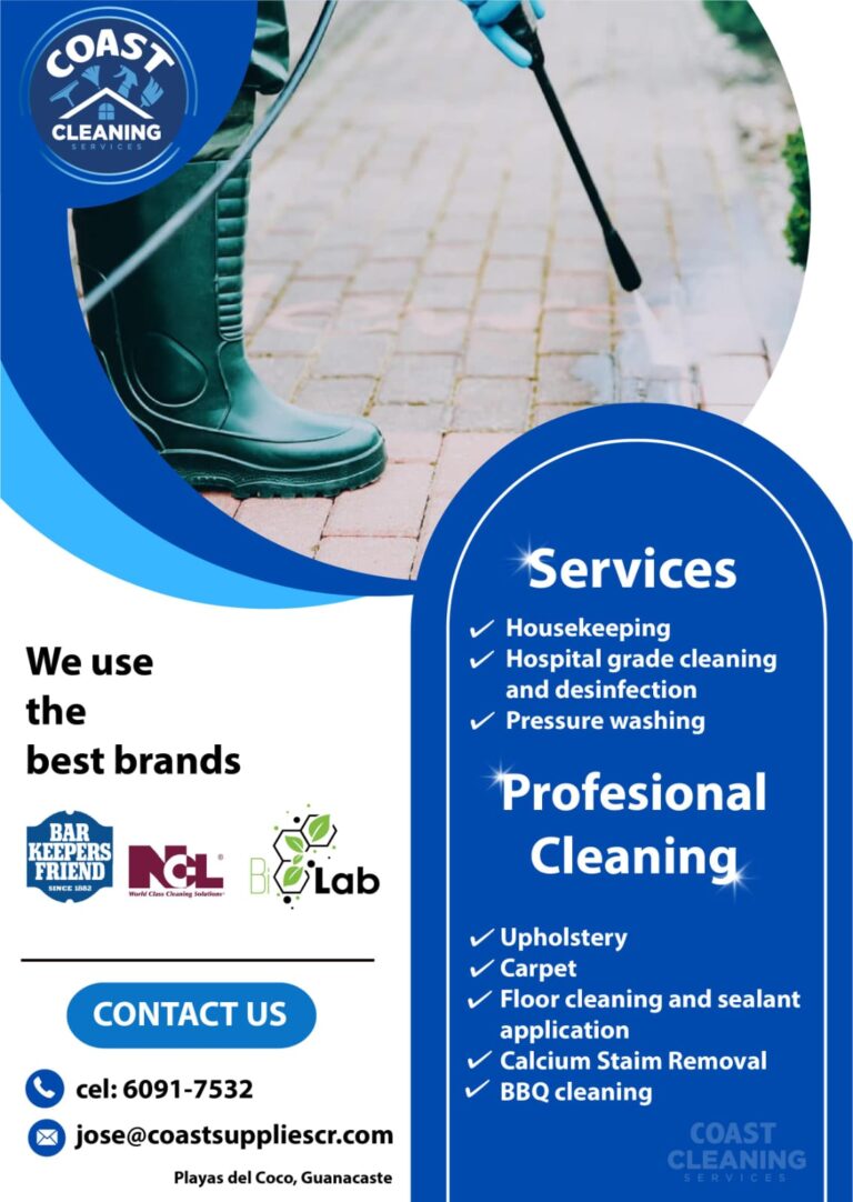 Professional Cleaning Services in the Papagayo Area of Costa Rica