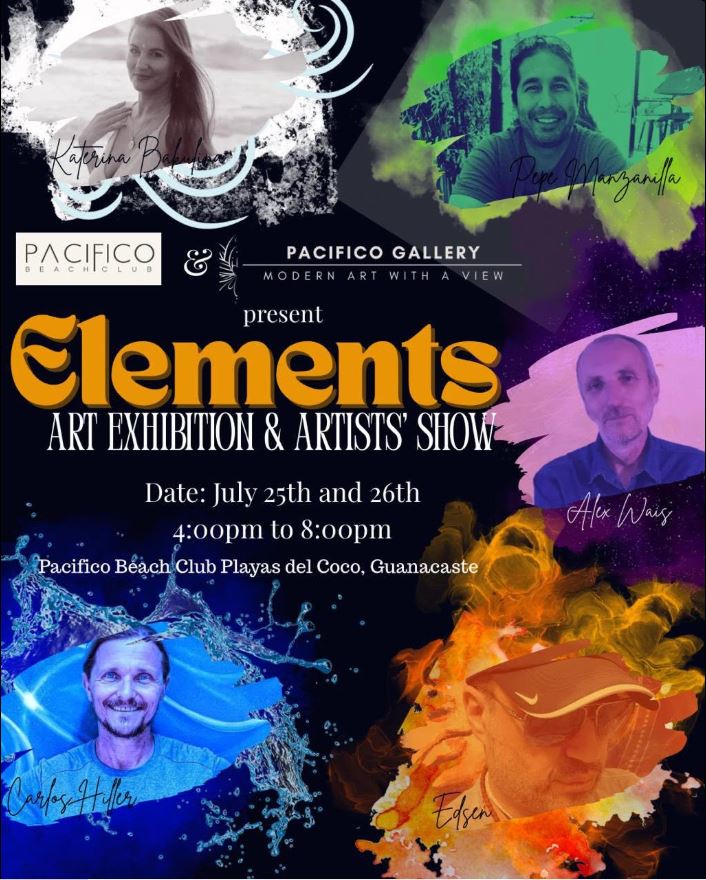 ELEMENTS – Art Exhibition & Artists Show at Pacifico Beach Club
